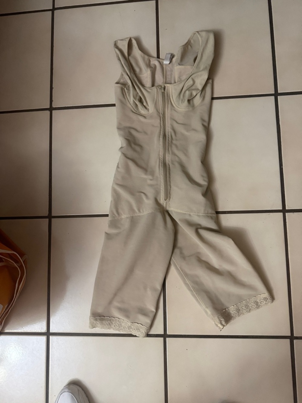 Ann Michell Nude/Tan Shaping Bodysuit with Built-In Cups